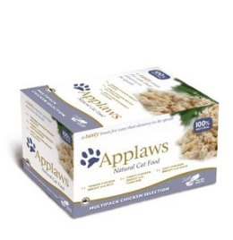 Applaws miseczki dla kota Chicken Selection Multi Pack 8x60g