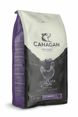 CANAGAN SENIOR & LIGHT FREE- RANGE CHICKEN 12kg