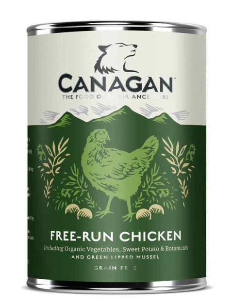 CANAGAN FREE RUN CHICKEN puszka 400g CANAGAN FREE RUN CHICKEN puszka 400g