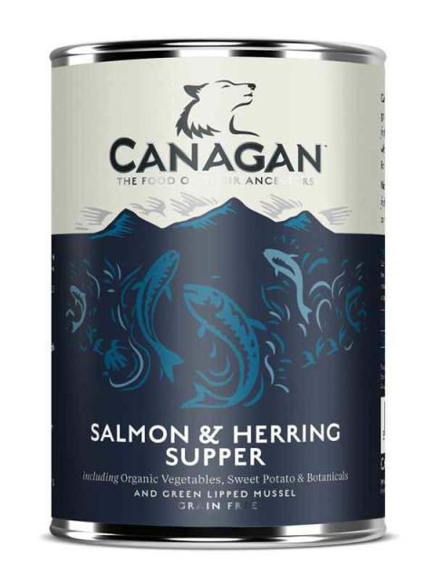 CANAGAN SALMON & HERRING puszka 400g CANAGAN SALMON & HERRING puszka 400g