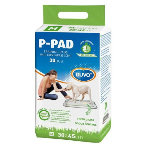 DUVO+ PODKŁADY DLA PSA "M" 30szt 30x45cm ZAPACH TRAWY DUVO+ PODKŁADY DLA PSA "M" 30szt 30x45cm ZAPACH TRAWY