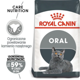 Royal Canin Oral Care karma sucha dla kotów dorosłych, redukująca odkładanie kamienia nazębnego 400g