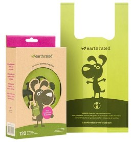 Reklamówki Earth Rated lawendowe 120szt