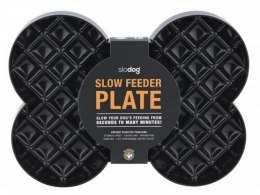 SloDog Slow Feeder Plate Miska spowalniająca duża kość czarna