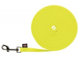 Trixie Easy Life Smycz do tropienia M-L 10m/13mm odblaskowa żółty neonowy [20727]