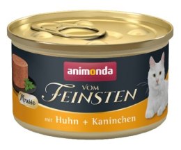 Animonda vom Feinsten Cat Adult Mus Kurczak + Królik puszka 85g