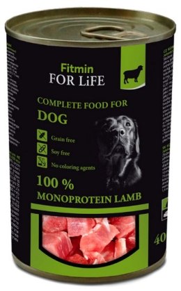 Fitmin Dog For Life Lamb puszka 400g