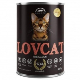 Coyote LovCat Pure Salmon - łosoś pur 375g
