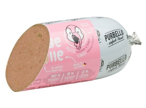 Purbello Dog Kiełbaska Treningowa Monobiałkowa Indyk 200g Purbello Dog Kiełbaska Treningowa Monobiałkowa Indyk 200g