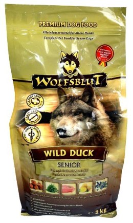 Wolfsblut Dog Wild Duck Senior kaczka i bataty 2kg