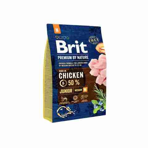 BRIT PREMIUM BY NATURE JUNIOR M 3 kg