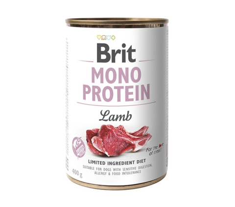 BRIT MONOPROTEIN LAMB puszka 400g BRIT MONOPROTEIN LAMB puszka 400g