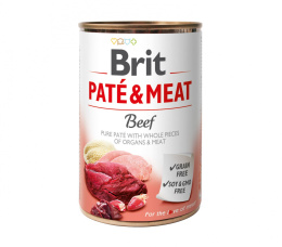 BRIT PATE&MEAT BEEF puszka 400g