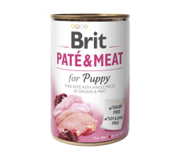 BRIT PATE&MEAT PUPPY puszka 400g