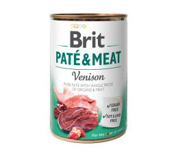 BRIT PATE&MEAT VENISON puszka 400g