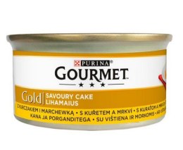 Gourmet Gold Savoury Cake z Kurczakiem i marchewką 85g
