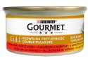 Gourmet Gold Wołowina i kurczak w sosie 85g