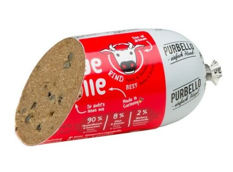 Purbello Dog Kiełbaska Treningowa Monobiałkowa Wołowina 200g Purbello Dog Kiełbaska Treningowa Monobiałkowa Wołowina 200g