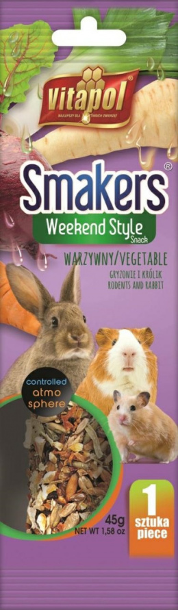 VITAPOL KOLBY WEEKEND STYLE WARZYWNA SMAKERS 45g