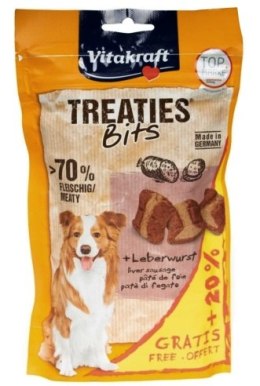 Vitakraft Dog Treaties Bits - Smaczne Kawałki - wątroba 144g (20% gratis)