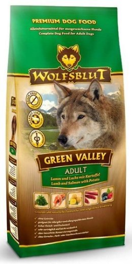 Wolfsblut Dog Green Valley jagnię, łosoś i ziemniaki 12,5kg