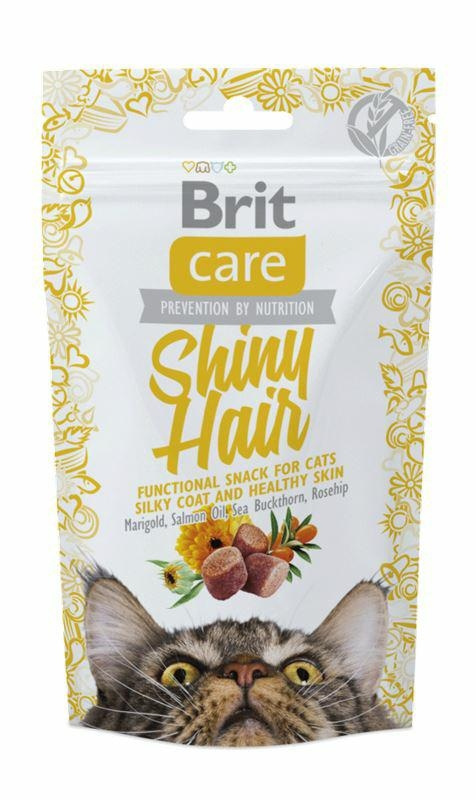 BRIT CARE SNACK SHINY HAIR 50g BRIT CARE SNACK SHINY HAIR 50g