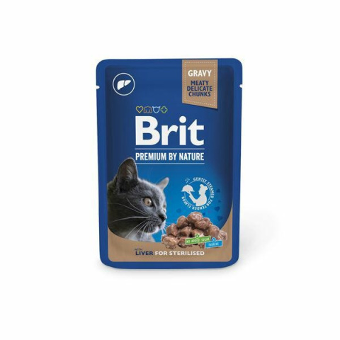 BRIT PREMIUM STERILISED LIVER saszetka 100g