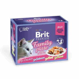 Brit Premium Family Plate Fillets in jelly