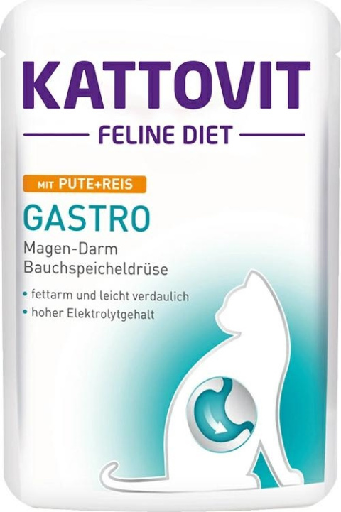 KATTOVIT GASTRO INDYK RYŻ saszetka 85g