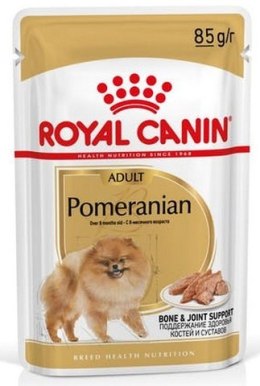 Royal Canin Pomeranian Adult karma mokra dla psów dorosłych rasy szpic miniaturowy, pasztet saszetka 85g