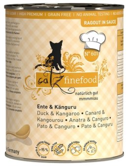 Catz Finefood Ragout N.607 Kaczka i Kangur puszka 380g