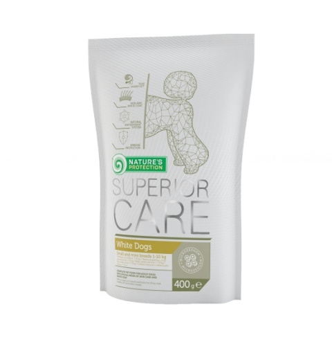NATURES PROTECTION SUPERIOR CARE WHITE DOG ADULT SMALL 400g
