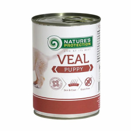 NATURES PROTECTION PUPPY VEAL puszka 400g