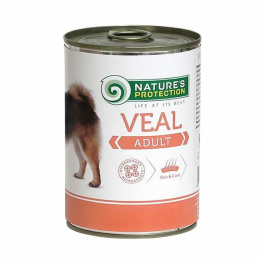 NATURES PROTECTION PIES VEAL puszka 400g