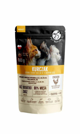 PET REPUBLIC KURCZAK ADULT sos saszetka