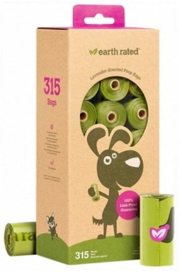 Woreczki Earth Rated ECO 21 x 15szt woreczków lawendowych - do zbierania odchodów