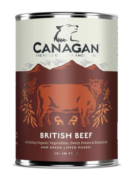 CANAGAN BRITISH BEEFpuszka 400g