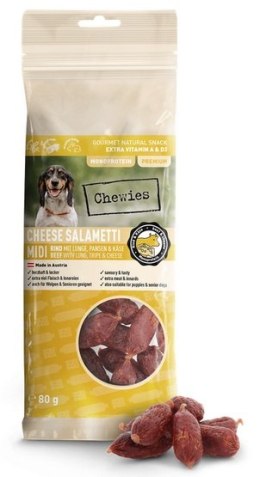 Chewies Cheese Salametti Midi wołowina z płucami, żwaczami & serem 80g