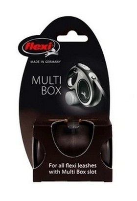 Flexi Multi Box czarny - dodatkowy pojemnik do smyczy Flexi Multi Box czarny - dodatkowy pojemnik do smyczy