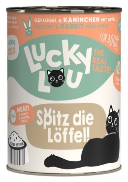 Lucky Lou Lifestage Adult Drób i królik puszka 400g