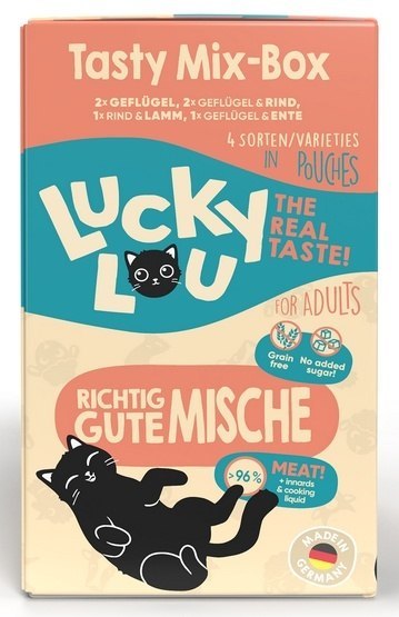 Lucky Lou Lifestage Adult Tasty Mix-Box saszetki 12x125g