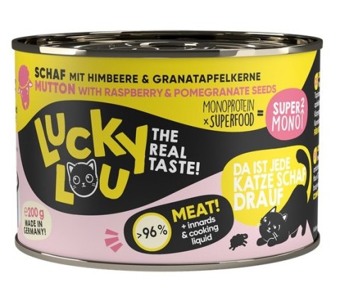 Lucky Lou SuperMono Jagnięcina puszka 200g Lucky Lou SuperMono Jagnięcina puszka 200g