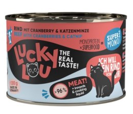 Lucky Lou SuperMono Wołowina puszka 200g