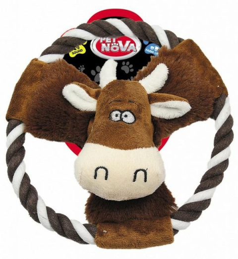 PET NOVA PLUSZ KROWA NA SZNURZE 20cm PET NOVA PLUSZ KROWA NA SZNURZE 20cm