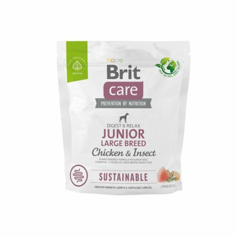 BRIT CARE JUNIOR LARGE CHICKEN & INSECT SUSTAINABLE 1kg