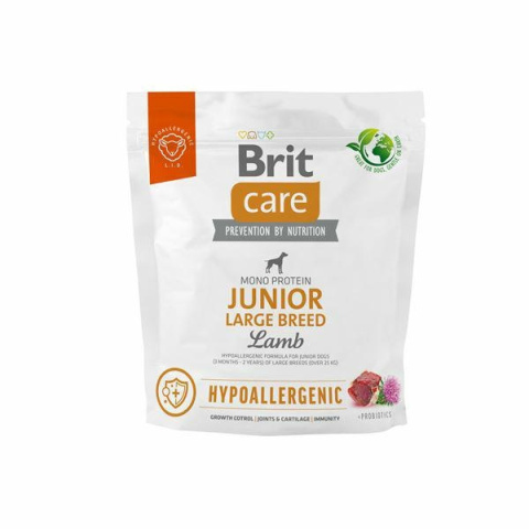 BRIT CARE JUNIOR LARGE LAMB HYPOALLERGENIC 1kg