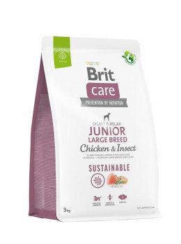 BRIT CARE JUNIOR LARGE CHICKEN & INSECT SUSTAINABLE 3kg