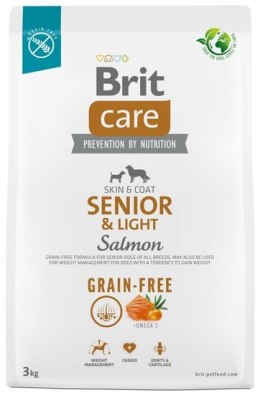 Brit Care Grain Free Senior & Light Salmon 3kg