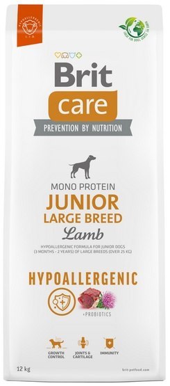 Brit Care Hypoallergenic Junior Large Lamb 12kg