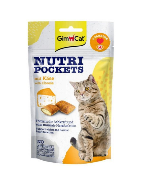 GIMCAT NUTRI POCKETS SER+TAURYNA 60g GIMCAT NUTRI POCKETS SER+TAURYNA 60g